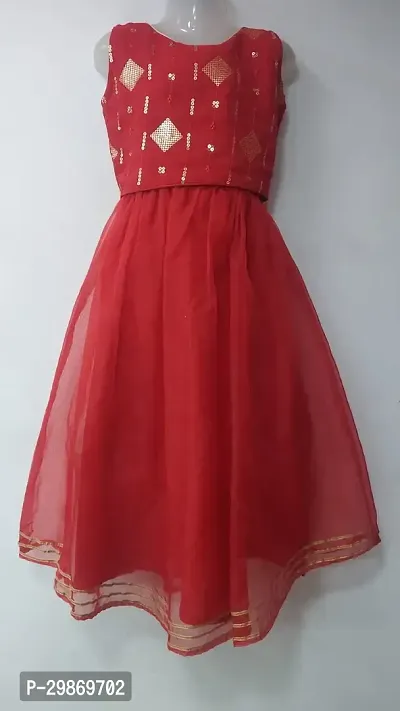 Stylish Red Jaquard Lehenga Cholis For Girls-thumb0