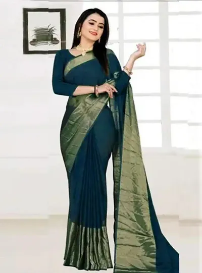 Must Have Chiffon Saree with Blouse piece 