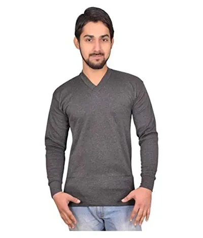 Super Combed Cotton V Neck Winter Thermal Top