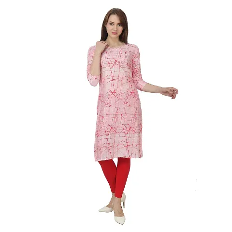 Canis Lupus Women's Regular Rayon Kurti