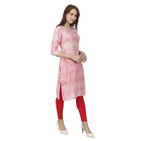 Canis Lupus Casual Rayon Pink Kurti for Women-thumb2