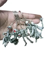 Pack of 5 Antique Ghost Keychain for Bikes and Gifting ( Set of 5 , Design may vary )-thumb3