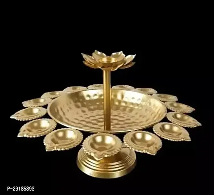 Dream Diya Shape Flower Decorative Urli Bowl for Home-thumb0