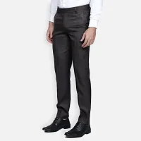 Haul Chic Men's Polyster Blend Self Design Slim Fit Formal Trouser-thumb4