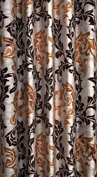 New panipat textile zone 274.32 cm (9 ft) Polyester Long Door Curtain (Pack of 1)-thumb1