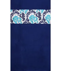 New panipat textile zone Polyester Window Eyelet Curtain 152.4 cm (5 ft) Pack of 2 Color - Blue-thumb1