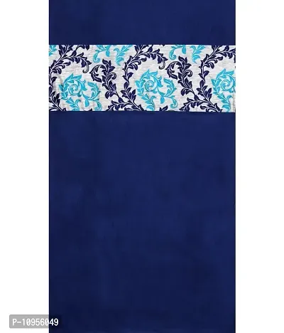 New panipat textile zone Polyester Window Eyelet Curtain 152.4 cm (5 ft) Pack of 2 Color - Blue-thumb2