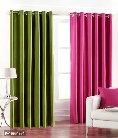 New panipat textile zone Premium Polyester Window Eyelet Curtain?, 4 x 5 feet