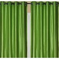 New panipat textile zone Premium Polyester Long Door Eyelet Curtain (4x9) feet Pack of 2-thumb1