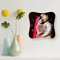 Artle Media Customize Designer Wall Clock with 1 Photo for Birthday and Anniversary Gift & Home Decore (Size 30x30 cm)-thumb2