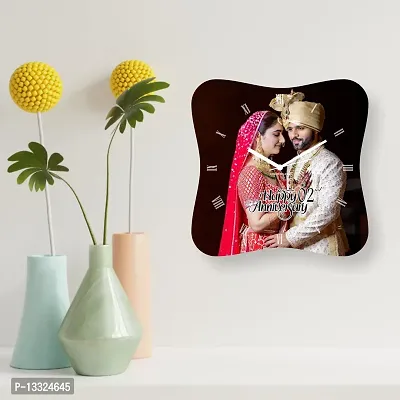 Artle Media Customize Designer Wall Clock with 1 Photo for Birthday and Anniversary Gift & Home Decore (Size 30x30 cm)-thumb3