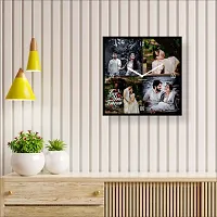 Artle Media Customize Wall Clock with 4 Photos Frame for Birthday and Anniversary Gift & Home Decore (Size 30x30 cm)-thumb2