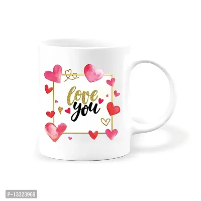 Artle Media Ceramic Made with You Coffee Mug - 1 Piece, White, 350 ml (Gift to Your Love, Husband, Wife, Boyfriend, Girlfriend, Valentine, Friend,Brother, Sister)-thumb2