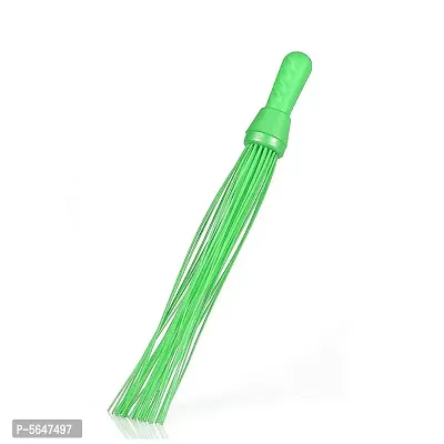 Kharata Plastic Hard Bristle Broom multicolor pack of 1-thumb0