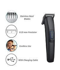 Professional Hair Clipper & Trimmer For Men and Women (AT 522 BLACK)-thumb1