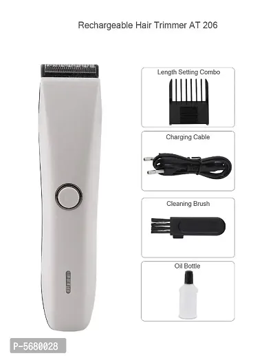 206 Professional Rechargeable Trimmer For Men   pack of 1-thumb5