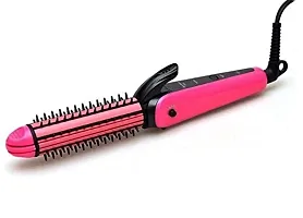 3in1 NHC-8890, Hair Styler - Hair Straightener, Curler & Crimper  pack of 1-thumb1