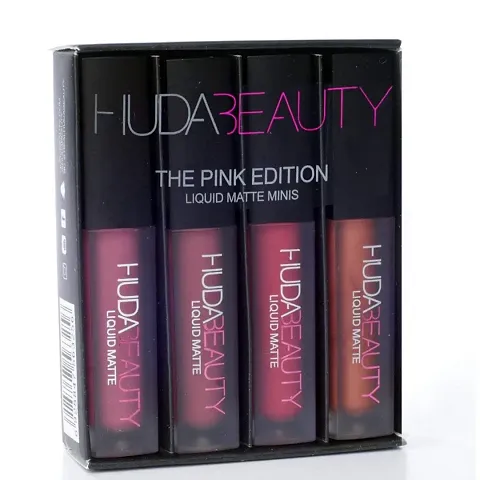 Huda Beauty Matte Lipstick Pack Of 4