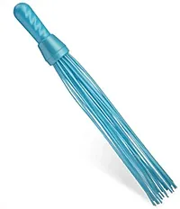 Multipurpose Hard Plastic Bristles Floor Broom Duster Wiper Easy Cleaning for Bathroom  (Multicolor, 2 pack)-thumb1