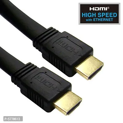 HDMI Male to Male Cable 1 mtr  -Compatible with Laptop, PC, Projector  TV pack of 1-thumb0