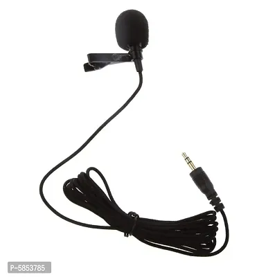 pack of 1 3.5 mm Collar Microphone Kit with Voice Recording Filter Mic for Recording YouTube/Interview/Video Conference/Podcast/iPhone/Android-thumb2
