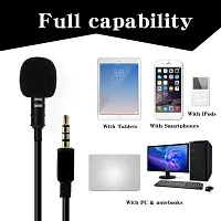 pack of 1 3.5 mm Collar Microphone Kit with Voice Recording Filter Mic for Recording YouTube/Interview/Video Conference/Podcast/iPhone/Android-thumb3