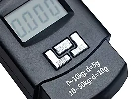 Electronic Portable Fishing Hook Type Digital LED Screen Luggage Weighing Scale, 50 kg/110 Lb (Black)  pack of 1-thumb1