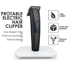 522 Rechargeable Hair Trimmer Runtime: 45 min Trimmer for Men  Women (Black)-thumb3