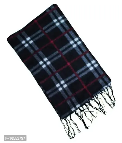 Premium Kashmiri Feel Checkered Fleece Unique Casual Soft MUFFLERS (PACK OF 6)-thumb3