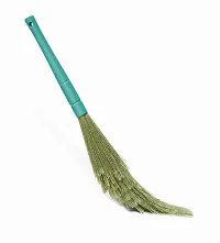 Broom (Buy 2 Get 1 ) No Dust Broom with Extendable Long Handle broom stick for home floor cleaning and ceiling cleaning, Jhadu for home cleaning and ceiling cleaning, Made of washable Fibers pack of 3-thumb2