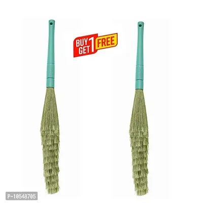 Broom (Buy 1 Get 1 ) No Dust Broom with Extendable Long Handle broom stick for home floor cleaning-thumb2