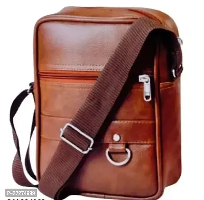 Stylish BrownCrossbody Sling Bag For Men And Women