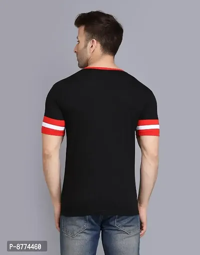 Classy Cotton Blend Solid Tshirt for Men-thumb2