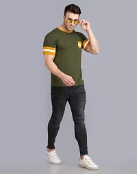 Classy Cotton Blend Solid Tshirt for Men-thumb4