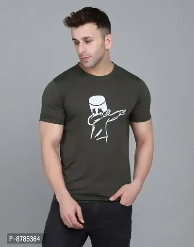 Fancy Cotton Blend T-shirts for Men-thumb0