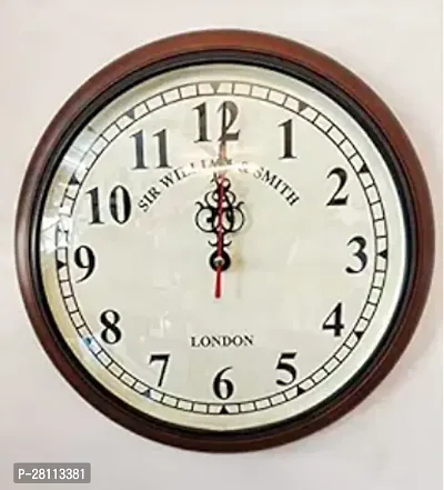 Wooden Wall Clock Antique Vintage Unique Style Art Unique Decorative Brown 12 inch-thumb0