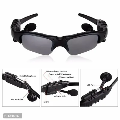 Smart Sunglasses For All SmartPhones (Black)-thumb2