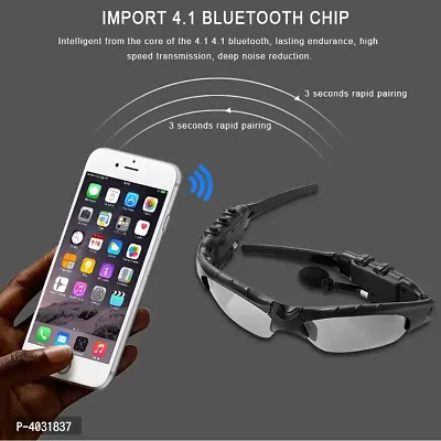 Smart Sunglasses For All SmartPhones (Black)-thumb3