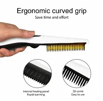 V2 Professional Quick Hair Styler for Men Curling Iron Side Straighten Salon Hairdressing Comb Styling Brush-thumb2