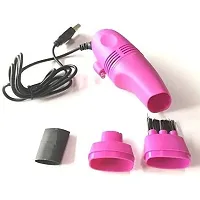 Nilzone Mini USB Vacuum Cleaner Brush Dust Cleaning Kit for Computer Keyboard PC Lap-thumb1