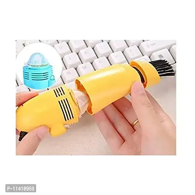 Nilzone Mini USB Vacuum Cleaner Brush Dust Cleaning Kit for Computer Keyboard PC Lap-thumb4