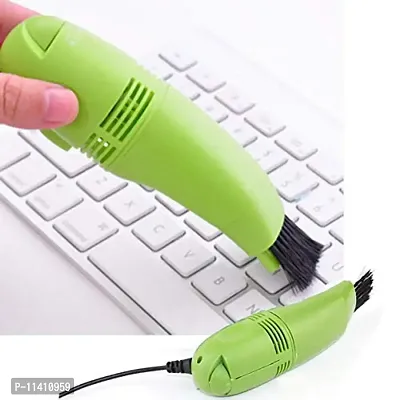 Nilzone Mini USB Vacuum Cleaner Brush Dust Cleaning Kit for Computer Keyboard PC Lap-thumb0
