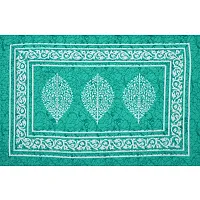 UniqChoice C-Greencolor 100% Cotton Jaipuri Printed Single bedsheet with 1 Pillow Cover 150 x 220 cm(1+1_Single_76_C-Green_89)-thumb4