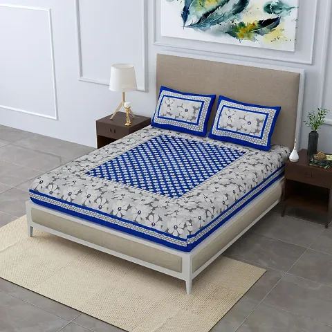 Attractive Cotton Double Bedsheets