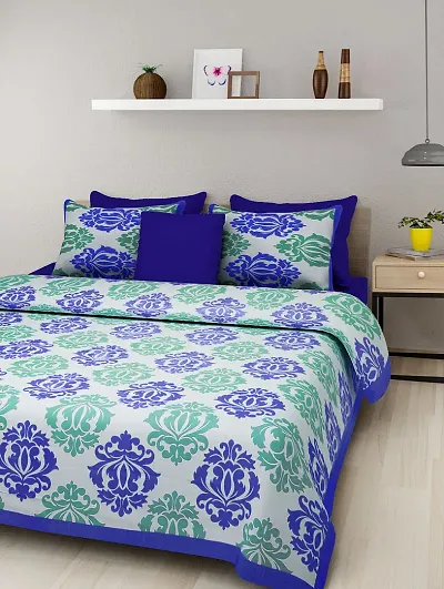 Cotton Printed Double Bedsheets (99*88 Inch) Vol 1