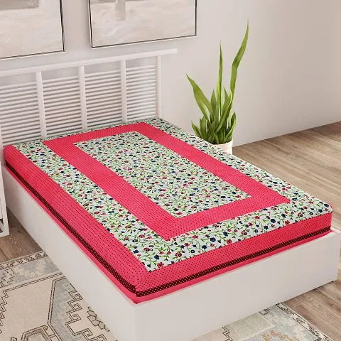 Cotton Printed Single Bedsheet without Pillow Cover