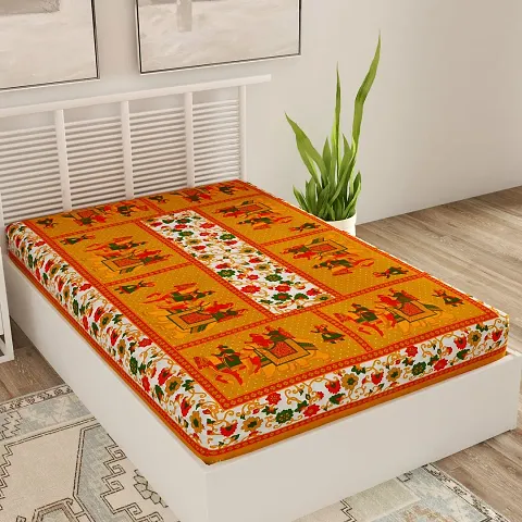 Cotton Single Bedsheet Without Pillow Cover Vol 5