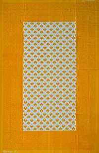 Designer Yellow Cotton Printed Single Bedsheet-thumb4