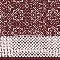 Designer Maroon  Cotton Printed Single Bedsheet With Pillow Cover-thumb4