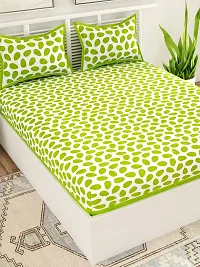 Trendy Cotton Double BedSheet With 2 Pillow Cover-thumb2